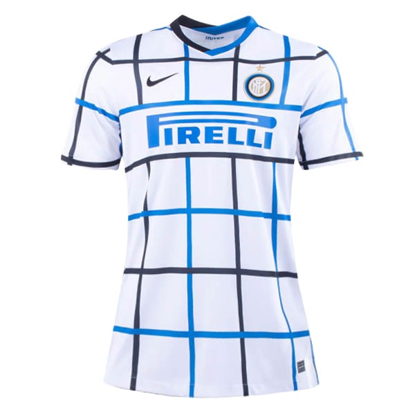 Trikot Inter Milan Auswarts Damen 2020-21 Weiß Fussballtrikots Günstig